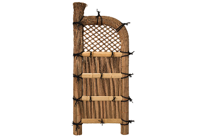 Hagi Tamazude-gaki Bamboo Fence