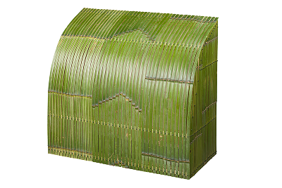 Green Bamboo Komayose Fence