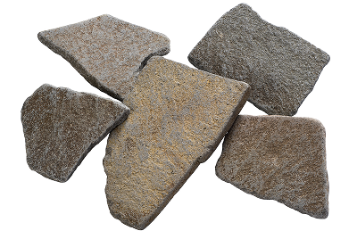 Suwa Teppei Stone, Tumbled Random Flagstone, Bundled